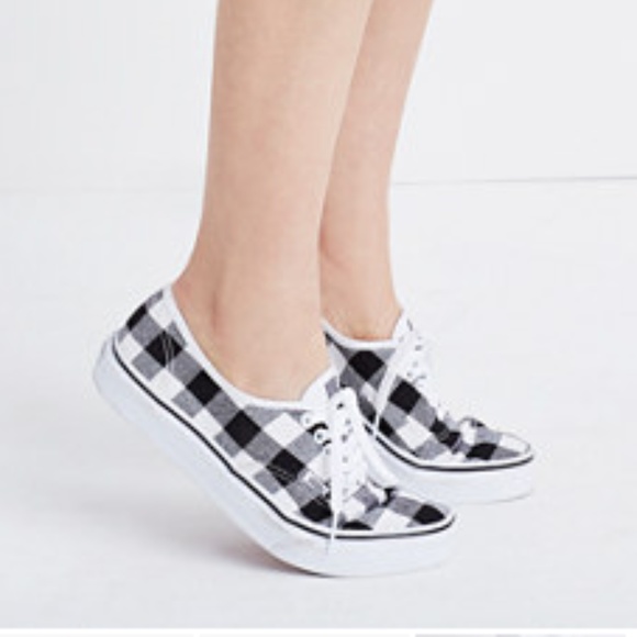 gingham authentic vans